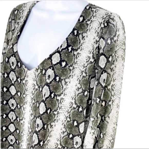 SHOW ME YOUR MUMU snakeskin tunic top or mini dress M - Picture 4 of 12